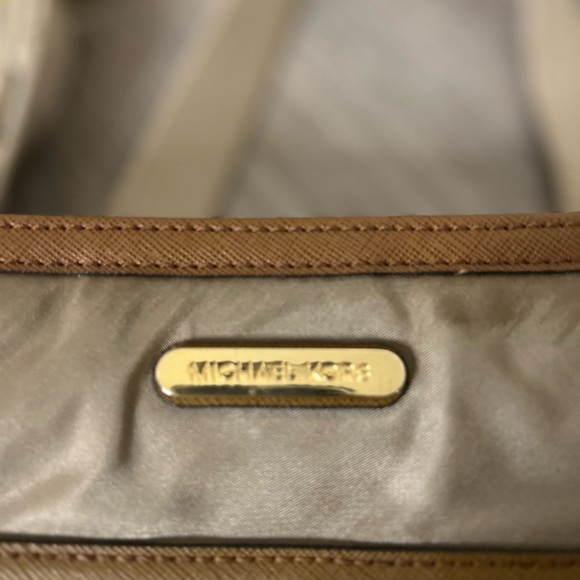 Michael Kors Brown and Gold Accent Bag - Picture 3 of 4
